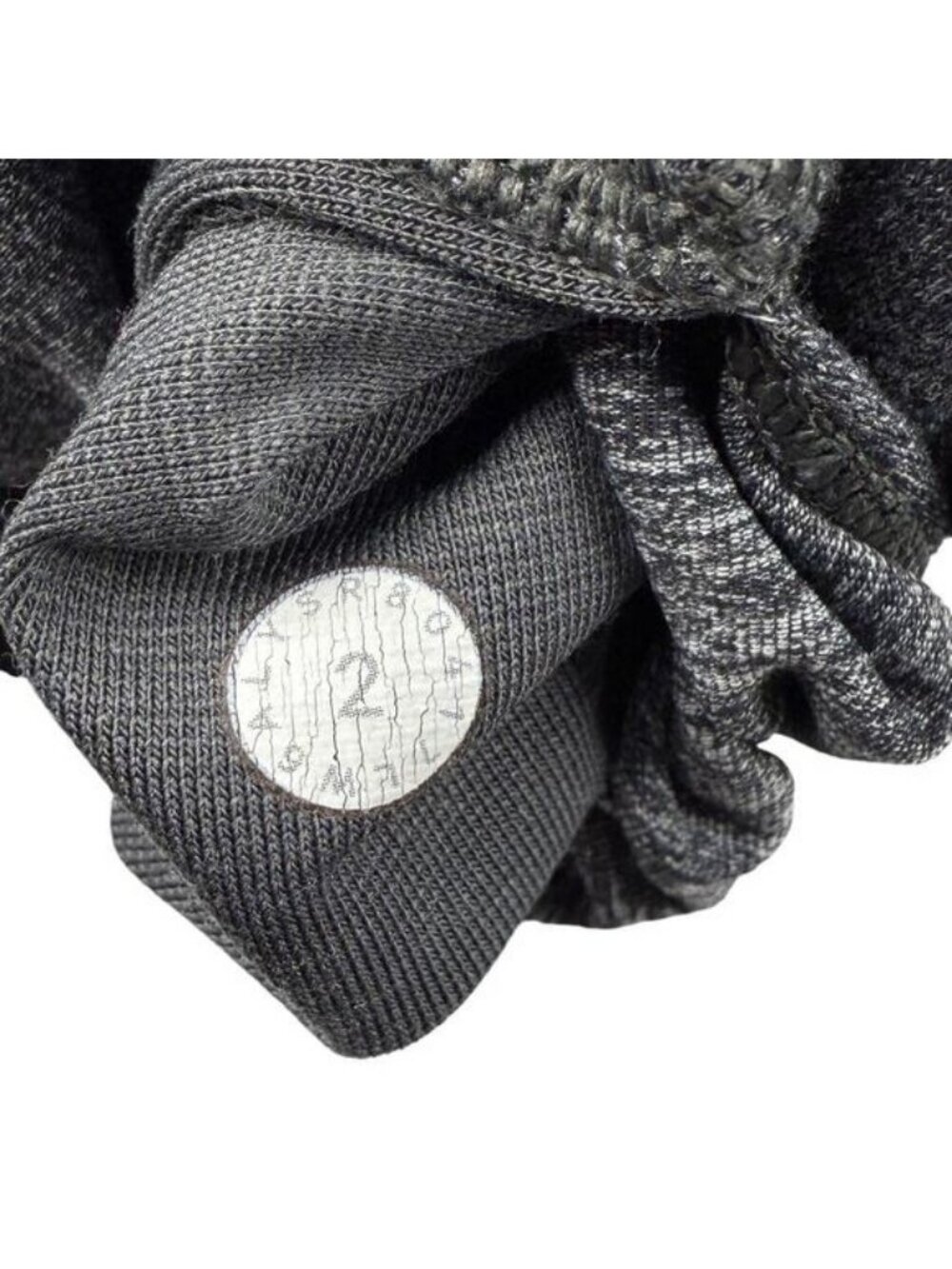 Lululemon Wunder Under Crop Hi-Rise Luxtreme 21" Heathered Black Grey - Picture 6 of 6